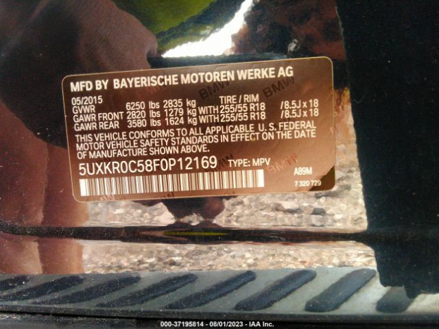 5UXKR0C58F0P12169 BMW X5 Xdrive35i