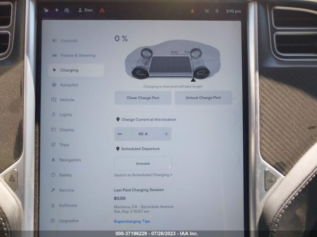 5YJSA1H26FF086328 Tesla Model S 85d