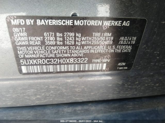 5UXKR0C32H0X83322 BMW X5 Xdrive35i