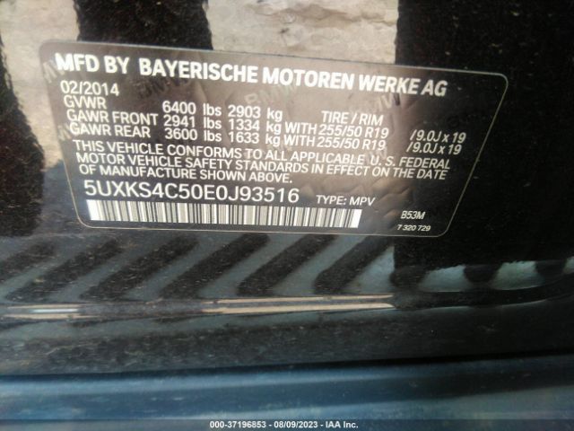 5UXKS4C50E0J93516 BMW X5 Xdrive35d
