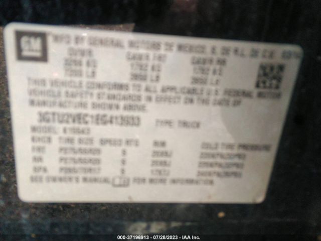 3GTU2VEC1EG413933 GMC Sierra 1500 Slt