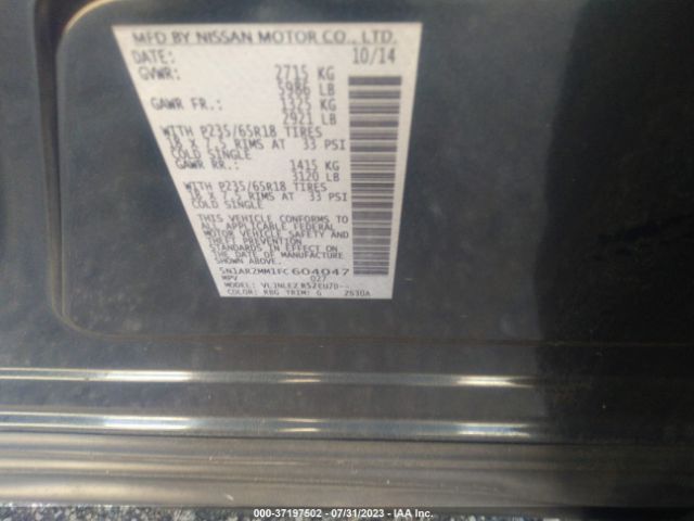 5N1AR2MM1FC604047 Nissan Pathfinder Sv