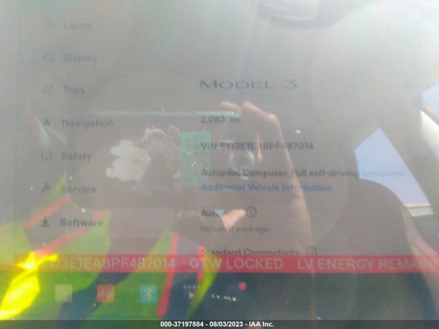 Tesla MODEL 3 2023 5YJ3E1EA8PF487014 Image 15