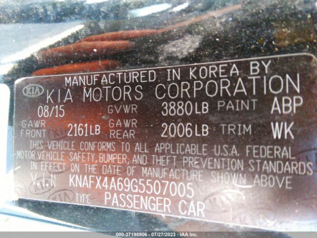 KNAFX4A69G5507005 KIA FORTE LX