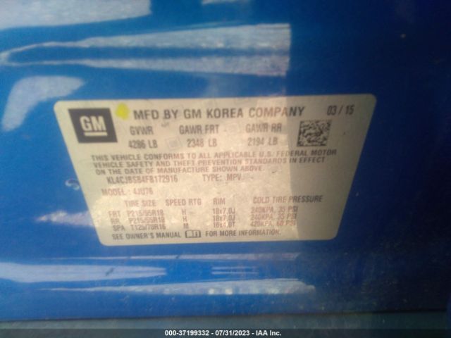KL4CJBSB4FB172916 Buick Encore Convenience