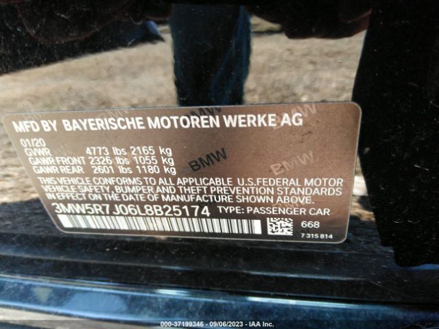 3MW5R7J06L8B25174 BMW 3 Series 330i Xdrive