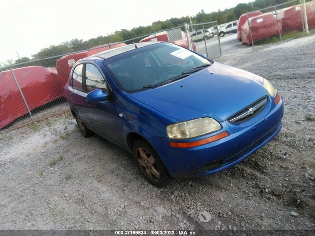 2006 CHEVROLET AVEO LT VIN: KL1TG56606B577181