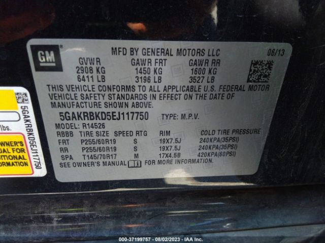 5GAKRBKD5EJ117750 Buick Enclave Leather