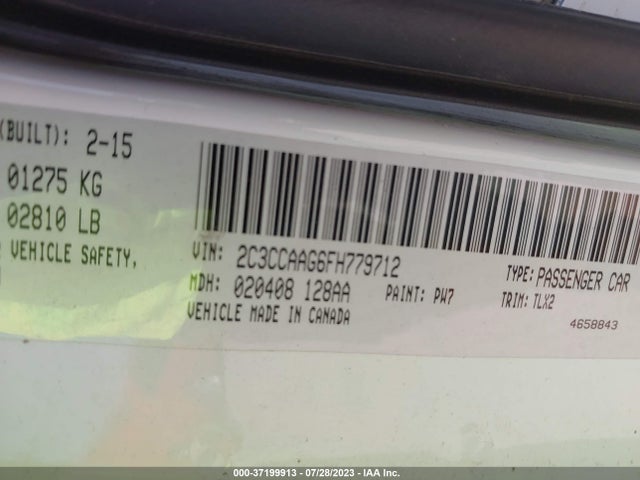 2C3CCAAG6FH779712 Chrysler 300 Limited