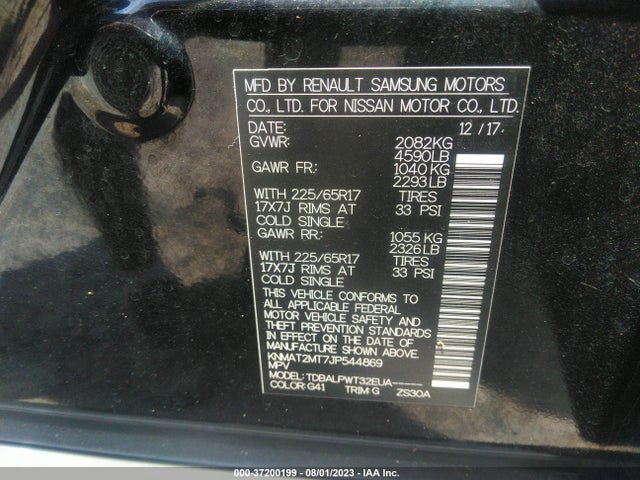 Nissan ROGUE S 2018 KNMAT2MT7JP544869 Image 9