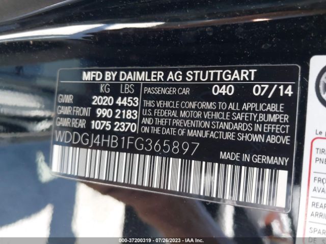 WDDGJ4HB1FG365897 Mercedes-Benz C-class C 250