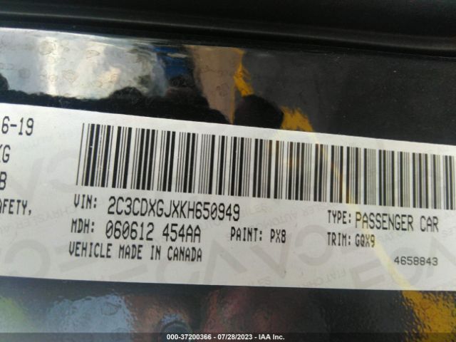 2C3CDXGJXKH650949 Dodge Charger Scat Pack