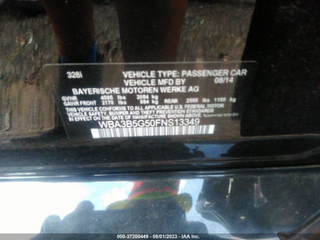 WBA3B5G50FNS13349 BMW 3 Series 328i Xdrive