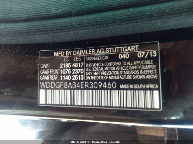 WDDGF8AB4ER309460 Mercedes-Benz C-class C 300