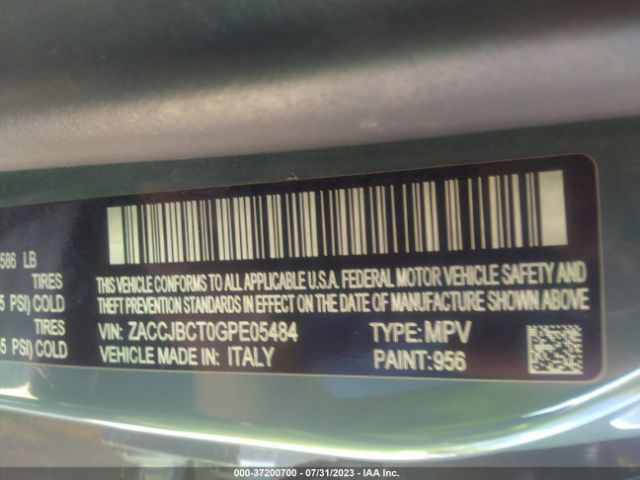 ZACCJBCT0GPE05484 Jeep Renegade Trailhawk