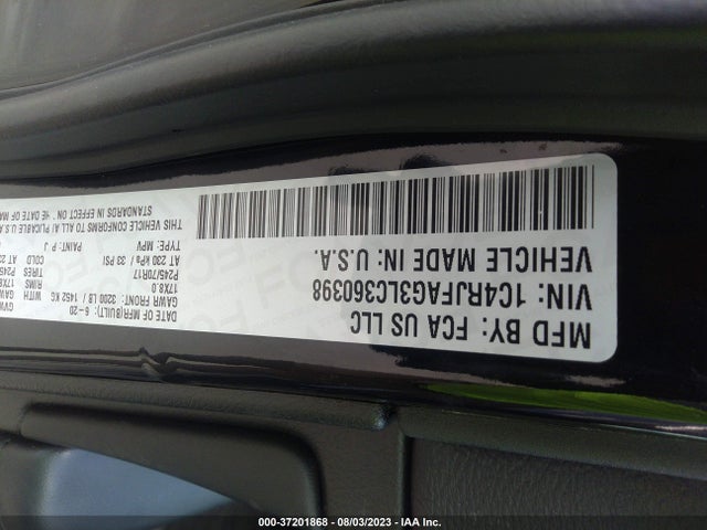 1C4RJFAG3LC360398 Jeep Grand Cherokee Laredo E