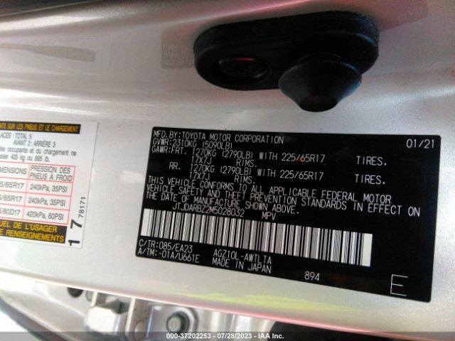 JTJDARBZ2M5028032 Lexus Nx Nx 300