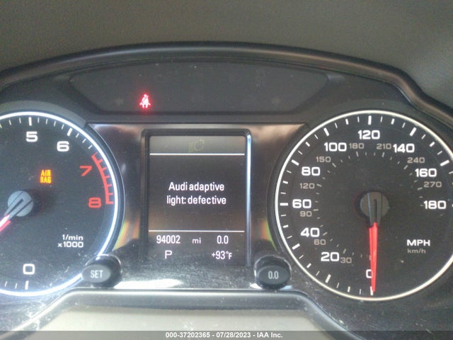 2012 AUDI Q5 3.2L PRESTIGE VIN: WA1WKAFP0CA096915