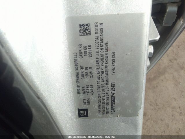 1G4PP5SKXF4125431 Buick Verano
