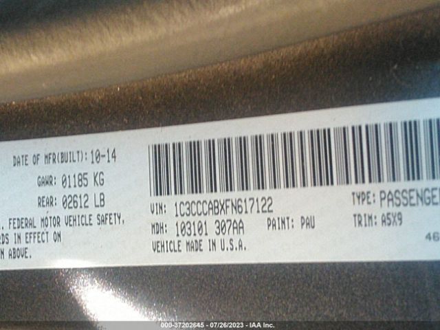 1C3CCCABXFN617122 Chrysler 200 Limited
