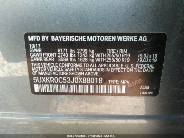 5UXKR0C53J0X88018 BMW X5 Xdrive35i