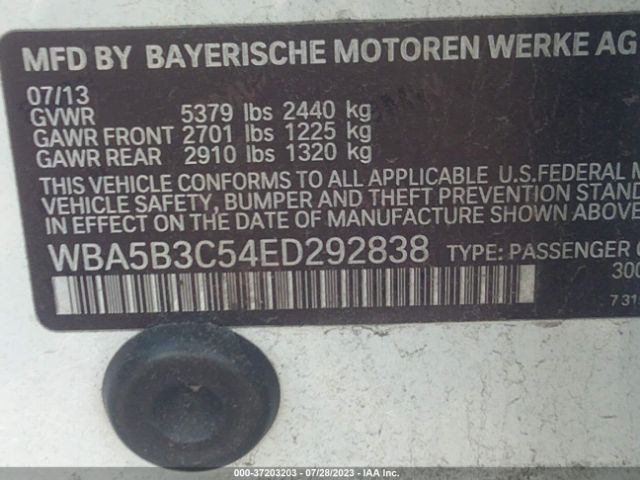 WBA5B3C54ED292838 BMW 5 Series 535i Xdrive