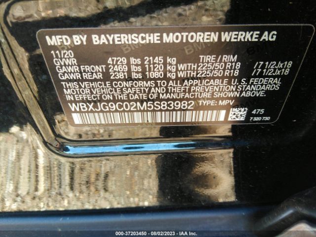 WBXJG9C02M5S83982 BMW X1 Xdrive28i