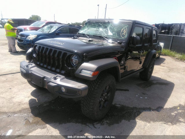 2021 JEEP WRANGLER UNLIMITED WILLYS VIN: 1C4HJXDN7MW814325