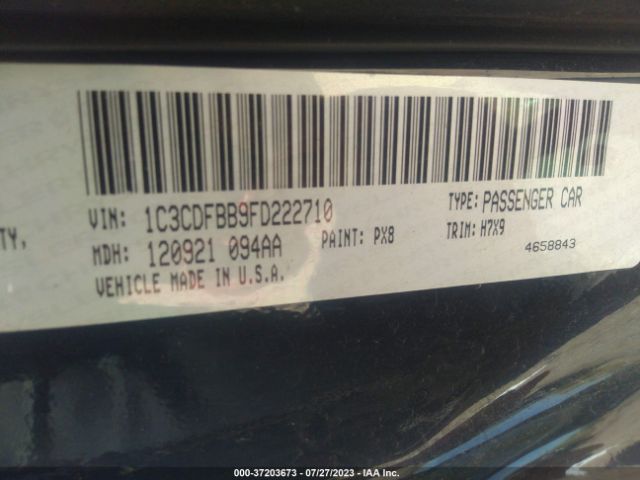 1C3CDFBB9FD222710 Dodge DART SXT
