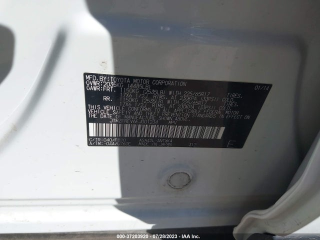 Toyota RAV4 LE 2014 JTMZFREV6EJ001234 Image 9