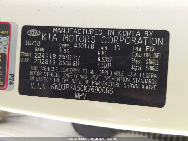 KNDJP3A56K7690066 KIA SOUL +