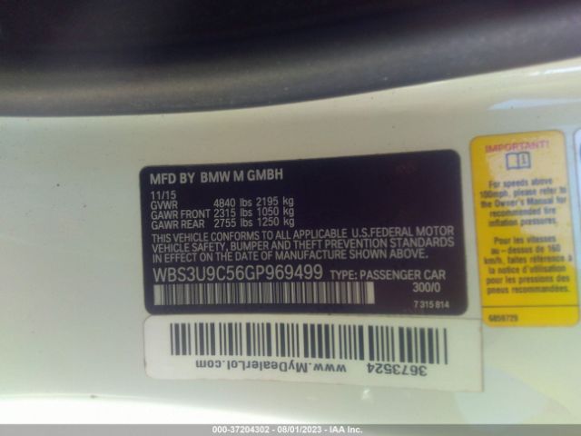 WBS3U9C56GP969499 BMW M4