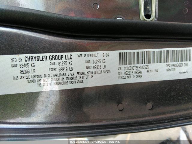 2C3CDXCT9EH345535 Dodge Charger Rt