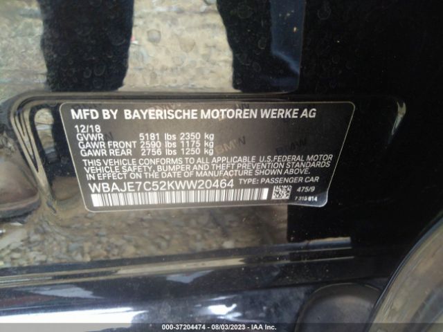 WBAJE7C52KWW20464 BMW 5 Series 540i Xdrive