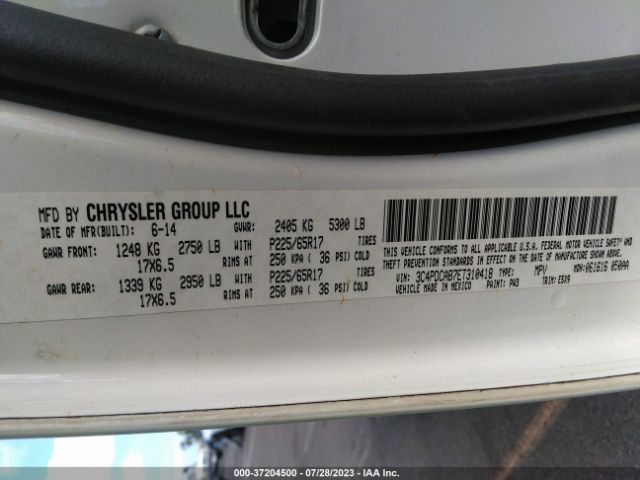 3C4PDCAB7ET310418 Dodge Journey American Value Pkg