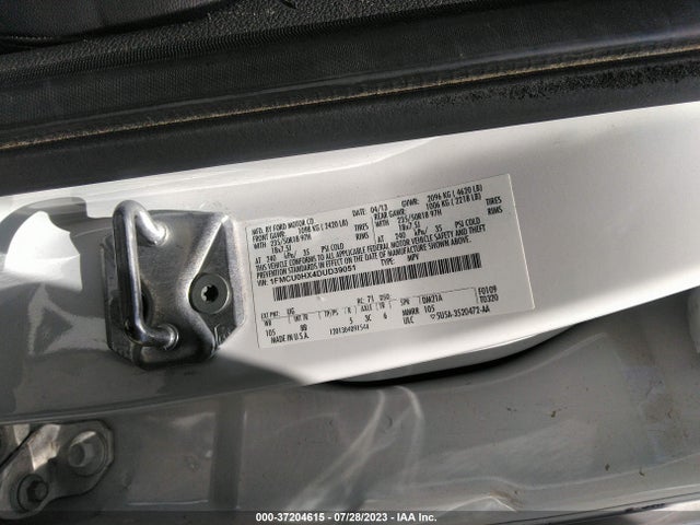 2013 FORD ESCAPE SEL VIN: 1FMCU0HX4DUD39051