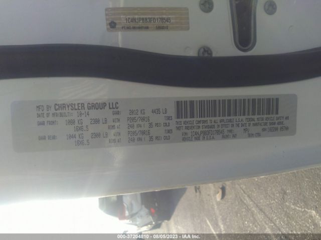 1C4NJPBB3FD178545 Jeep Patriot Sport