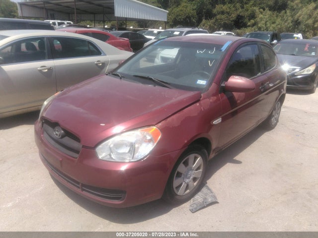 2007 HYUNDAI ACCENT GS VIN: KMHCM36C77U054124