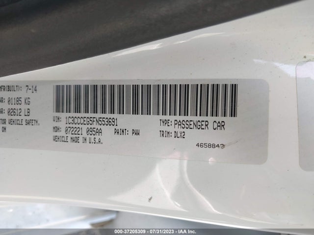 1C3CCCEG5FN553691 Chrysler 200 C