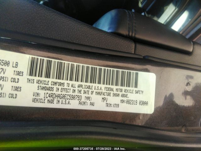 1C4RDHAG0EC590793 Dodge Durango Sxt
