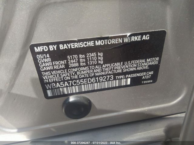 WBA5A7C55ED619273 BMW 5 Series 528i Xdrive