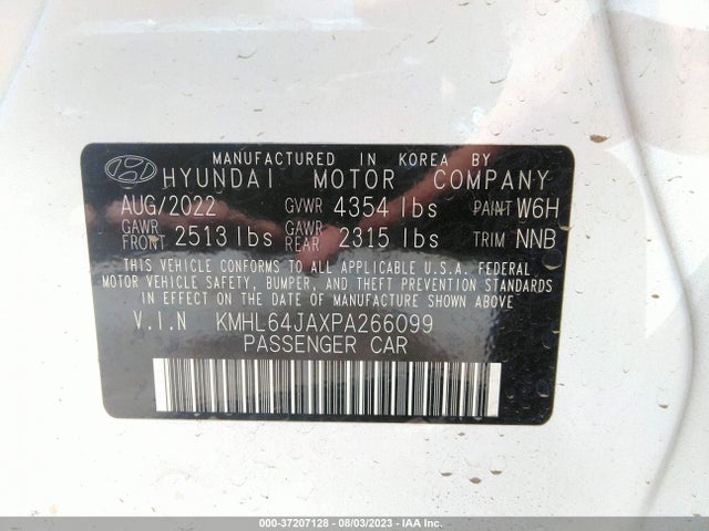 Hyundai SONATA SEL 2023 KMHL64JAXPA266099 Image 9