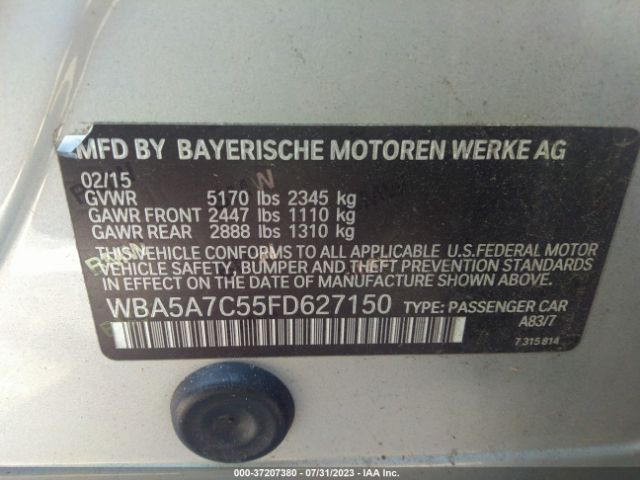 WBA5A7C55FD627150 BMW 5 Series 528i Xdrive