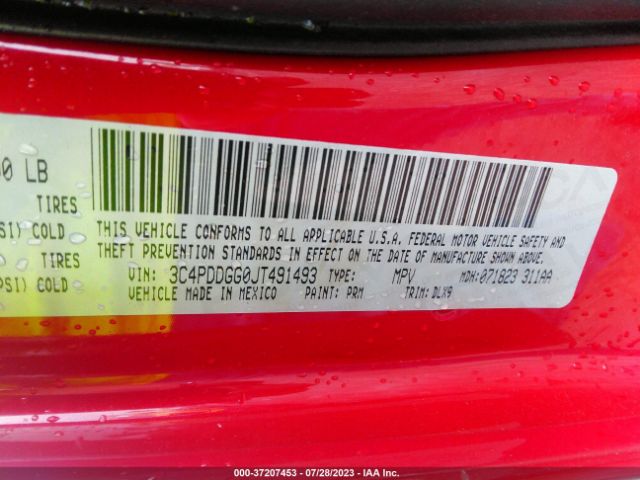 3C4PDDGG0JT491493 Dodge Journey Crossroad