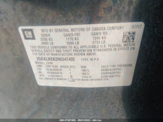 2GKALNEK2H6347405 GMC Terrain Sle
