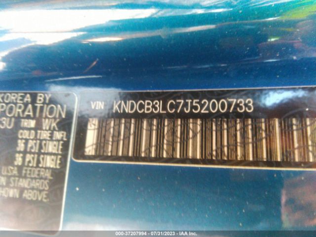 KNDCB3LC7J5200733 KIA NIRO LX