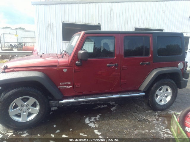 2012 JEEP WRANGLER UNLIMITED SPORT VIN: 1C4BJWDG1CL210612
