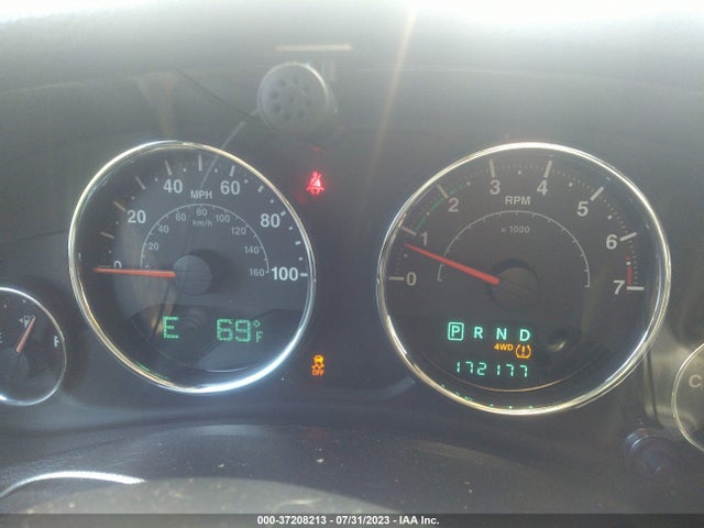 2012 JEEP WRANGLER UNLIMITED SPORT VIN: 1C4BJWDG1CL210612