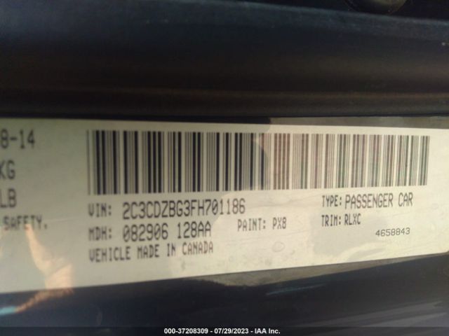 2C3CDZBG3FH701186 Dodge Challenger Sxt Plus