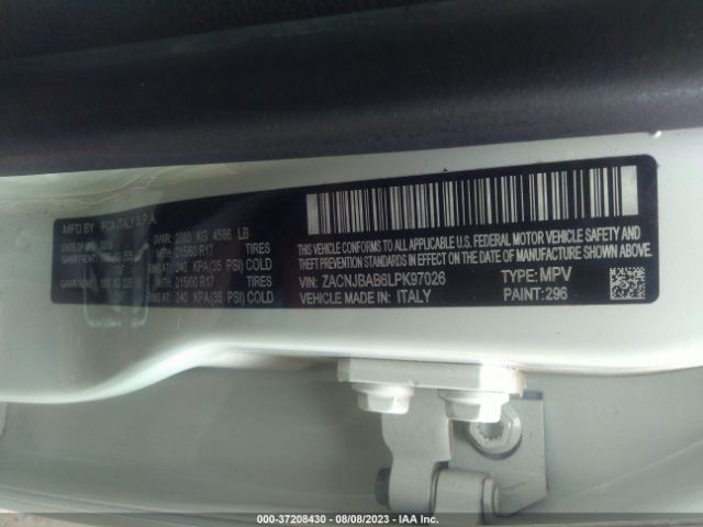 ZACNJBAB6LPK97026 Jeep Renegade Sport